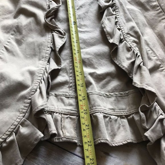 Talbots Beige Ruffle Edge Blazer - Picture 6 of 7